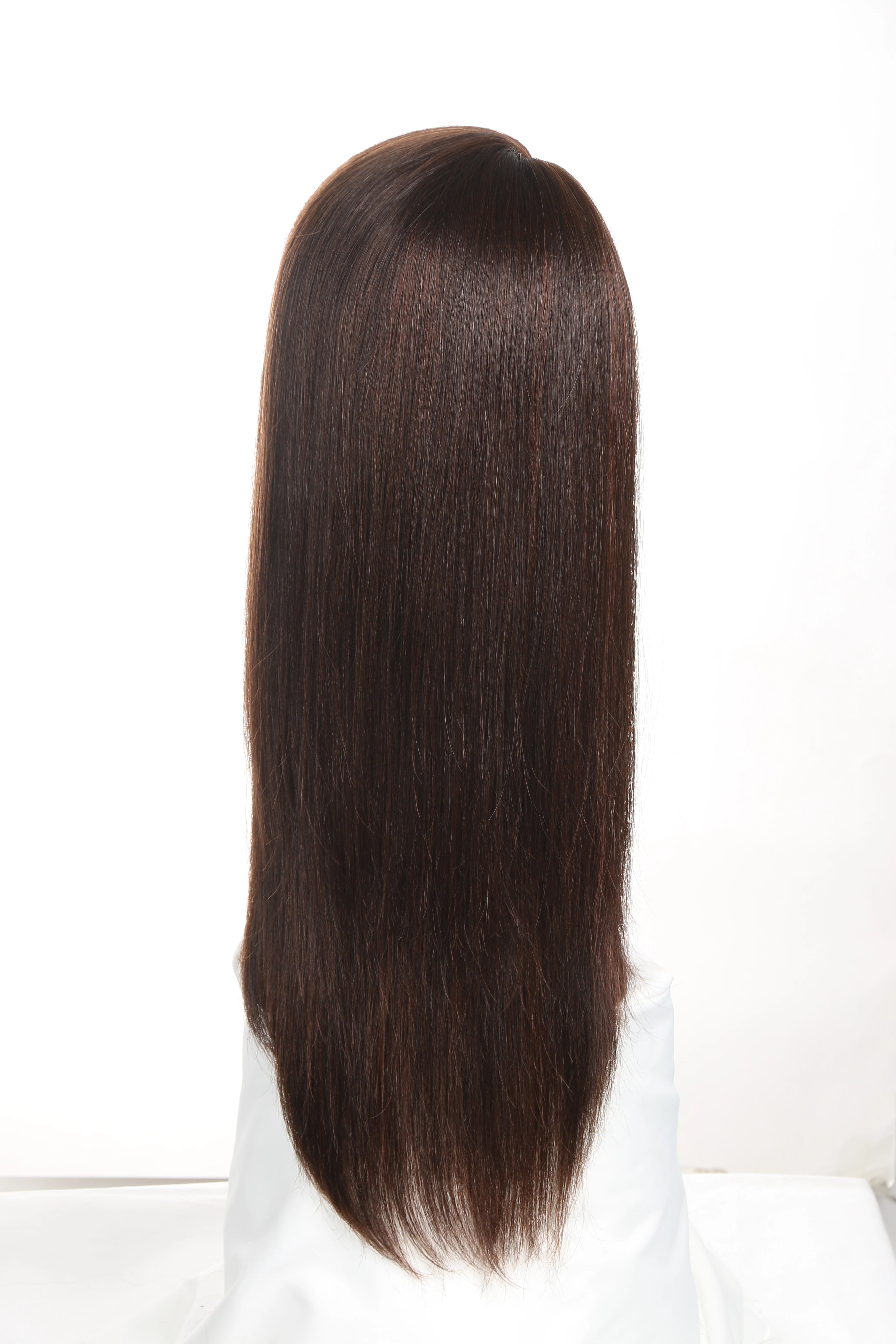 Sleek Human Hair Wigs For Women Highlight Colored Human Hair Wigs Lace Wig Straight Brazilian Hair Wigs 24 Inch Long Wig