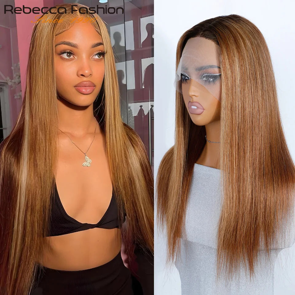 Malaysian Straight Hair Wigs 13*5*1 T Lace Front 100% Human Hair Wigs For Black Women PrePlucked 100% Human Hair Remy Hair Wigs