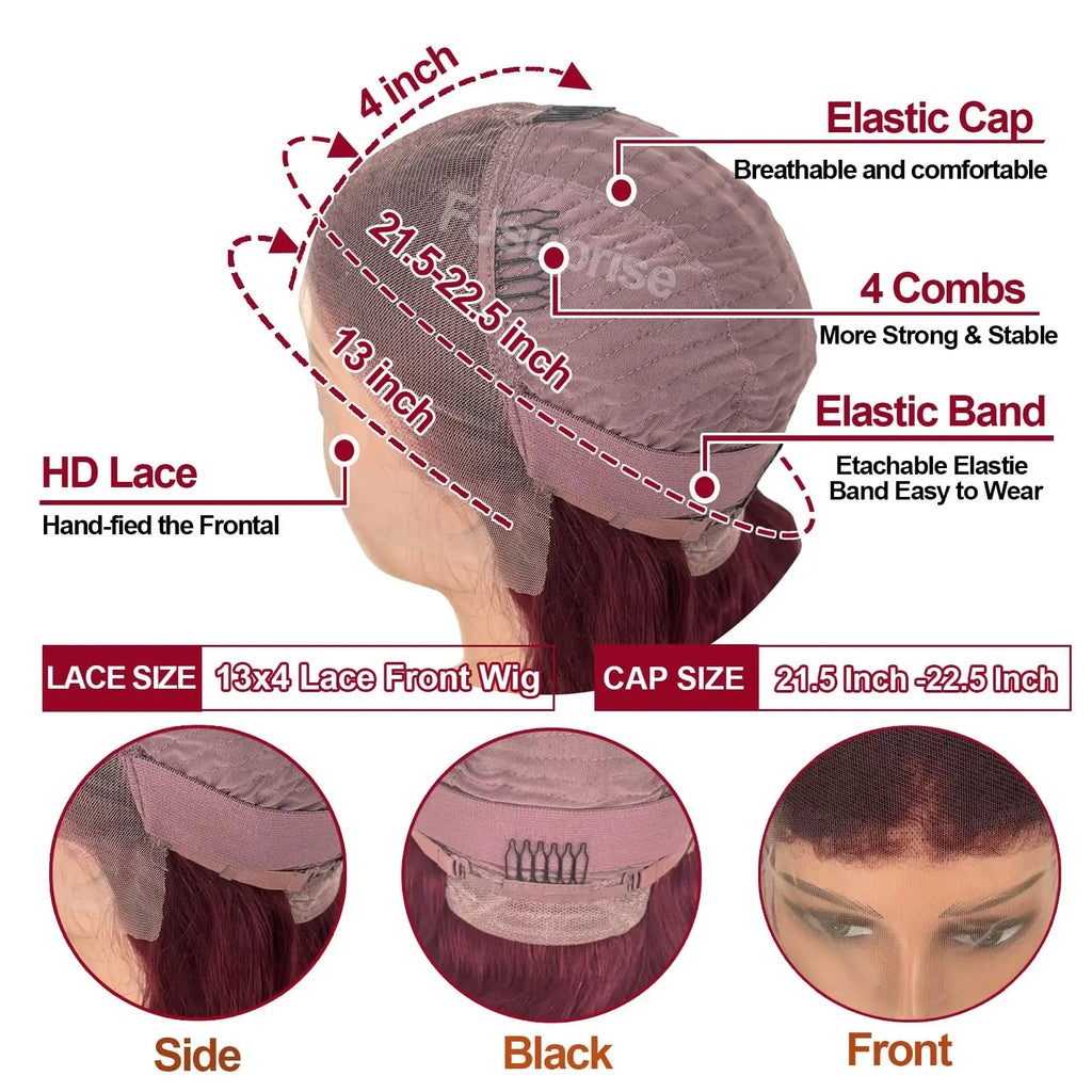 New Human Hair Wigs for Women 13x4 HD Lace Front Wigs Human Hair Straight Brazilian Human Hair Wigs Pre-Plucked Hairline 150%