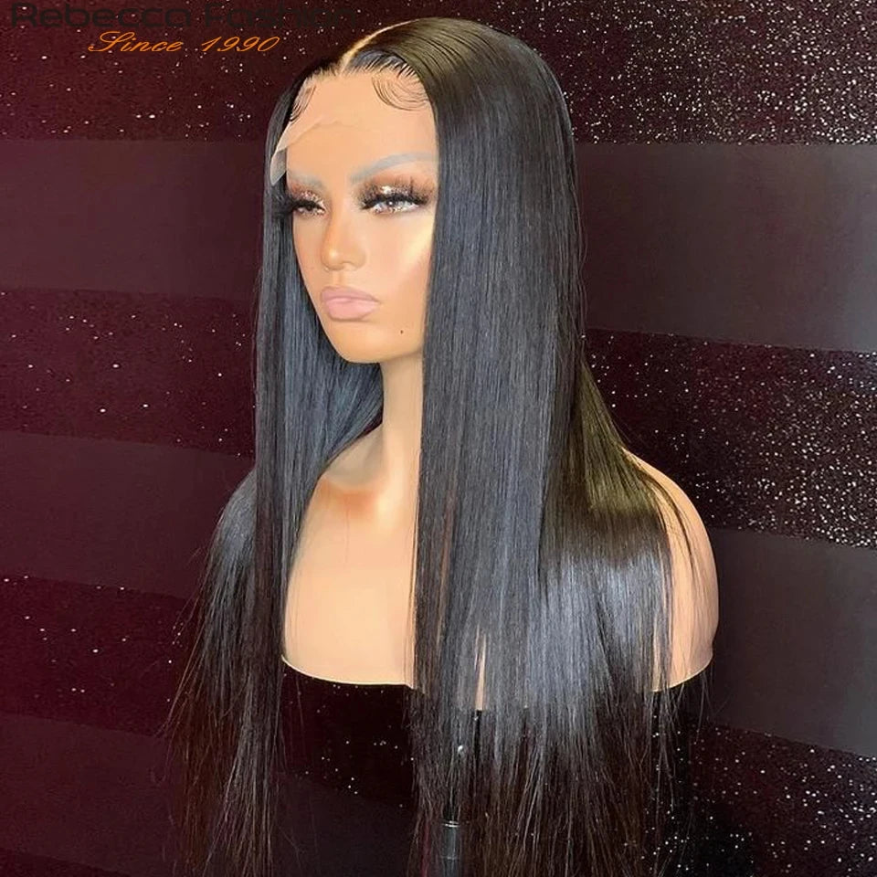 Malaysian Straight Hair Wigs 13*5*1 T Lace Front 100% Human Hair Wigs For Black Women PrePlucked 100% Human Hair Remy Hair Wigs