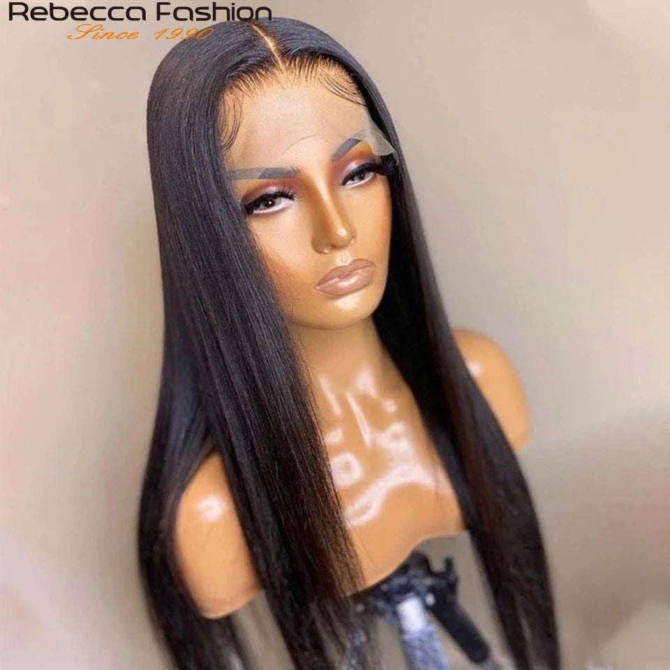 Malaysian Straight Hair Wigs 13*5*1 T Lace Front 100% Human Hair Wigs For Black Women PrePlucked 100% Human Hair Remy Hair Wigs