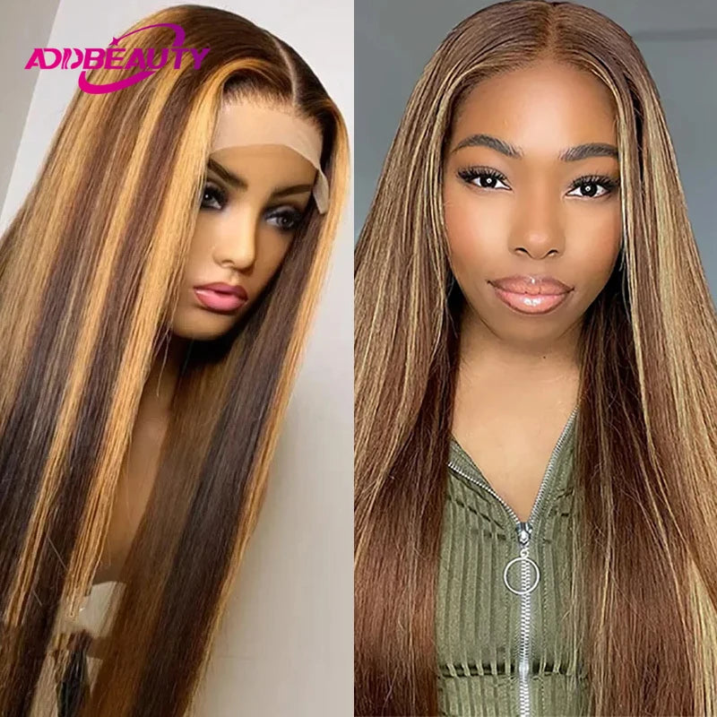 New Human Hair Wigs for Women 13x4 HD Lace Front Wigs Human Hair Straight Brazilian Human Hair Wigs Pre-Plucked Hairline 150%