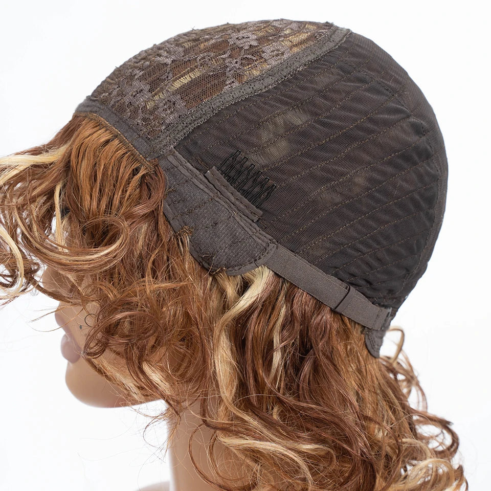 Sleek Water Wave Short Bob Human Hair Wigs For Women Malaysia Remy Human Hair Wigs P30/33/613 Jerry Curly Human Hair Wigs