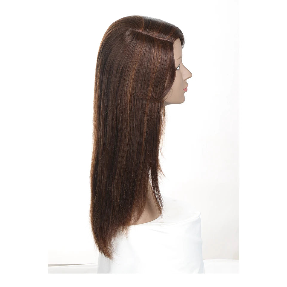 Sleek Human Hair Wigs For Women Highlight Colored Human Hair Wigs Lace Wig Straight Brazilian Hair Wigs 24 Inch Long Wig