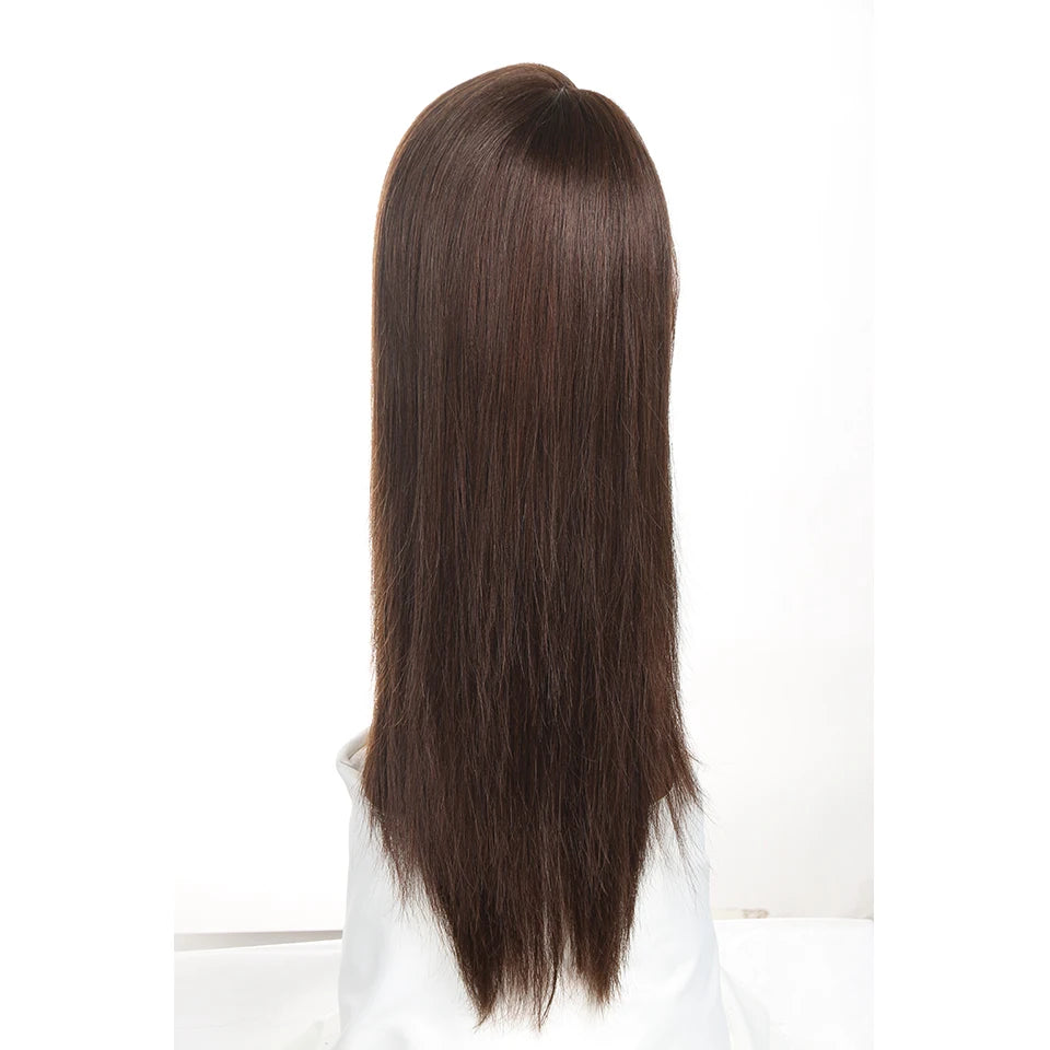 Sleek Human Hair Wigs For Women Highlight Colored Human Hair Wigs Lace Wig Straight Brazilian Hair Wigs 24 Inch Long Wig