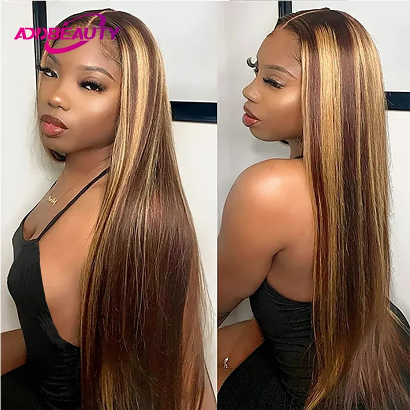 New Human Hair Wigs for Women 13x4 HD Lace Front Wigs Human Hair Straight Brazilian Human Hair Wigs Pre-Plucked Hairline 150%
