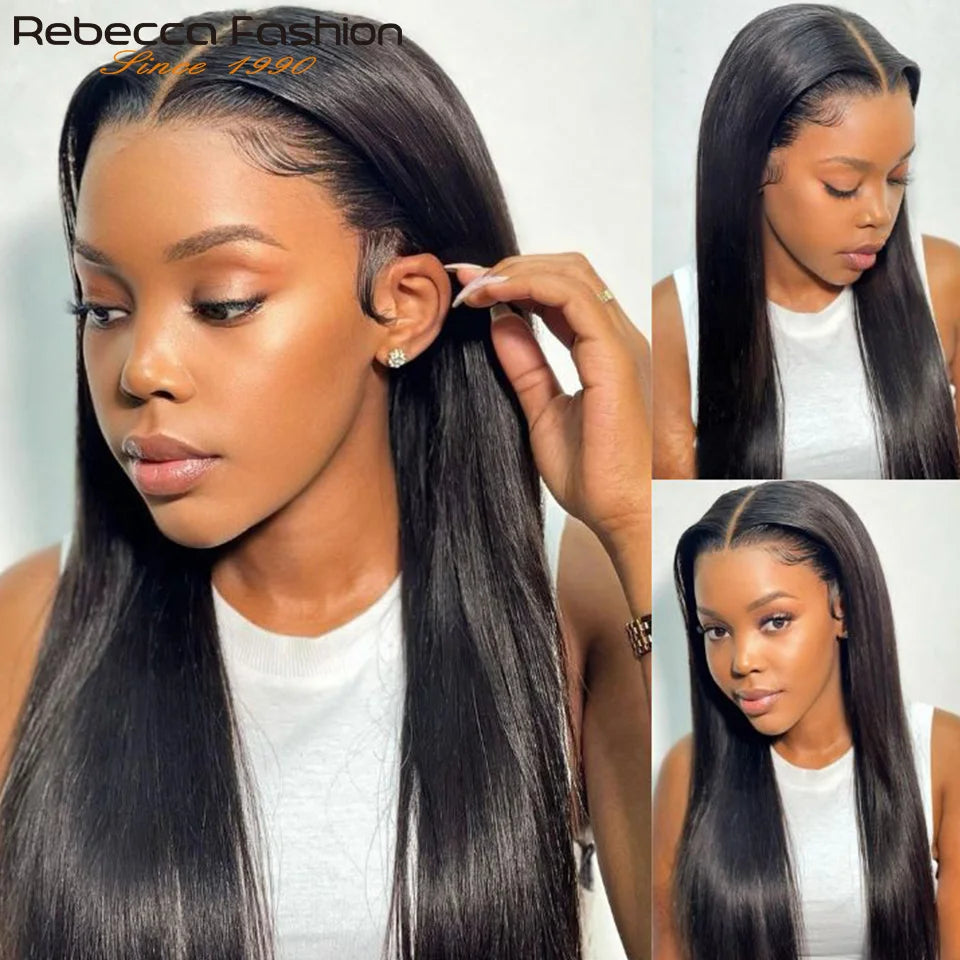 Malaysian Straight Hair Wigs 13*5*1 T Lace Front 100% Human Hair Wigs For Black Women PrePlucked 100% Human Hair Remy Hair Wigs